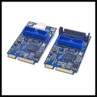 MINI PCI-E轉前置20PIN/19針M2 NVME TO USB3.0擴充卡瑞薩D720202