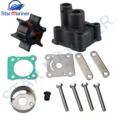 6N0-W0078 Water Pump Impeller Kit For Yamaha Outboard Motor 2T 6HP 8HP 18-3460 6G1-44311 6N0-W0078-0