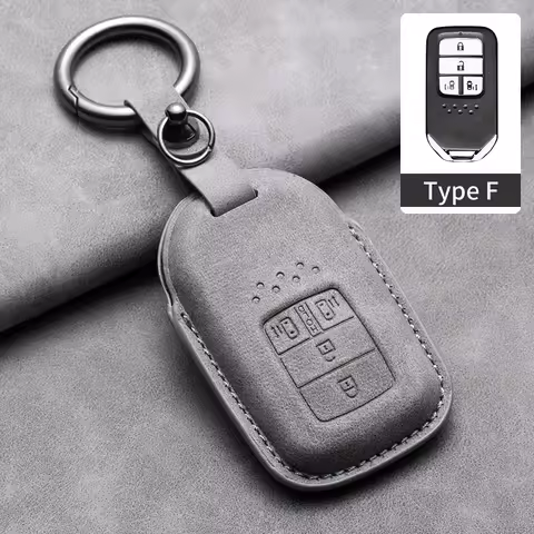Leather Car Key Case Cover for Honda Civic CRV HRV Accord Pilot fit Freed Vezel Odyssey 2018-2022 fo