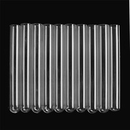 Mb 10Pcs 20x150mm Borosilicate Glass Test Tube Tubing Blowing