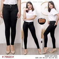 Celana Jeans Wanita Panjang Vivo V2 Stretch Melar Premium Amigo