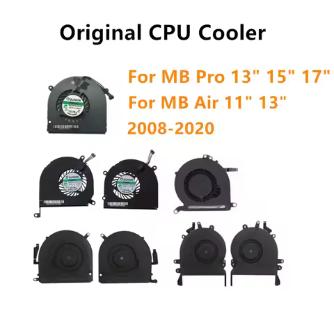 Original Laptop CPU Cooler For Macbook Air / Pro A1398 A1502 A1278 A1286 A1465 A1466 A1706 A1707 A17