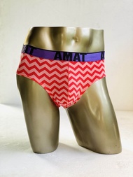 Amat Underwear รุ่น Jigsaw-  กางเกงชั้นในผู้ชาย ทรงบิกินี่ สีชมพู