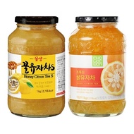 Kkotsaem Honey Citron Tea S 1kg + Chorokwon Cham Honey Citron Tea 1kg (2kg)