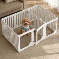 Transparent Transparent Acrylic PET Dog Fence PET Indoor Dog Cage Small Medium Dog Fence Bichon Tedd