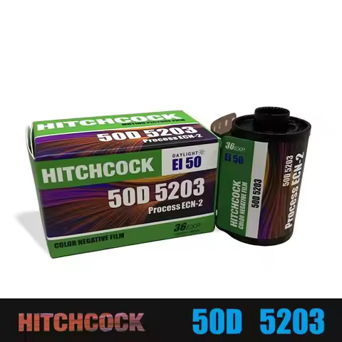 HITCHCOCK 5203(50D) Negative 135 Film 36 Sheets ECN-2 Kodak 135 Film For Kodak Fujifilm M35/H35/F8/F