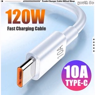 120W USB Fast Charing Data Cord 10 A USB Type C Super Fast Charge Cable Type C Fast Charger Type C C