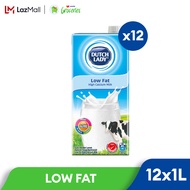 [CARTON] Dutch Lady UHT Milk - Low Fat (1L x 12)