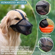 Fully Cover Soft Material Dog Muzzle Dog Mouth Cover Adjustable Dog Mask Dog Teaching Mask Cover Dog