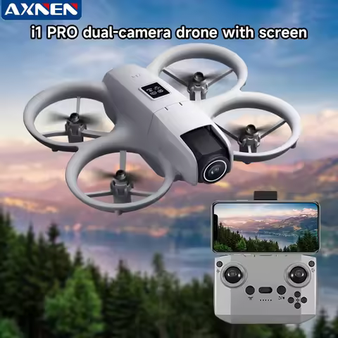 AXNEN I1 PRO Drone Optical Flow 180 °electric adjustment Dual Camera 4K HD Aerial Photography Quadco