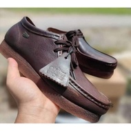 [ READY STOCK ]CLARKS WALLABEES COFFEE Genuine Leather KASUT KULIT LELAKI MEN MAN SHOES