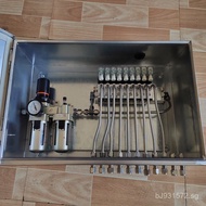 Box Solenoid Valve4V210-08Stainless Steel316Control Box Mixer Station Cabinet Valve Group Control So