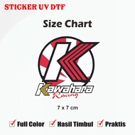 Kawahara Racing Glossy Logo Sticker Motorcycle Body Unit Sticker LV/Up UV DTF Multi Sticker