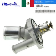 L33615170 Aluminum Thermostat Housing For Mazda 3 6 CX-7 Ford EcoSport 1.8 2.0 2.3 L33-615-170 L3271