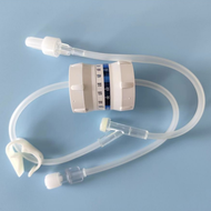 IV Flow Regulator With Extension Tube Precision Medical Disposable Injection Site Adapter