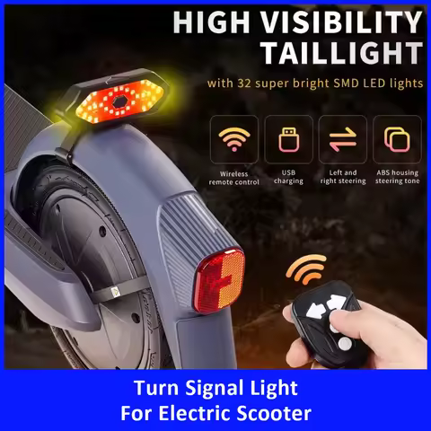Turn Signal Remote Control Light for Xiaomi 5 5Pro 5Max 6 6Lite for Ninebot G2 G3 E3 ZT3 F3 for ISco