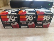 Kn-145 oil filter 電單車機油濾芯適用車型請自行查閱或見下圖（三個全新未用）