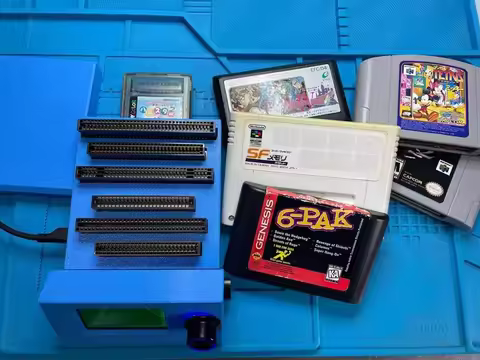 Dumper 7-in-1 Open Source Retro Arcade Game Cartridge Reader Cart Reader With Case Support NES FC MD