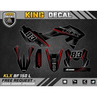 Decal KLX BF KLX OLD KLX S DECAL KX CUSTOME DECAL KLX BF 150L 8
