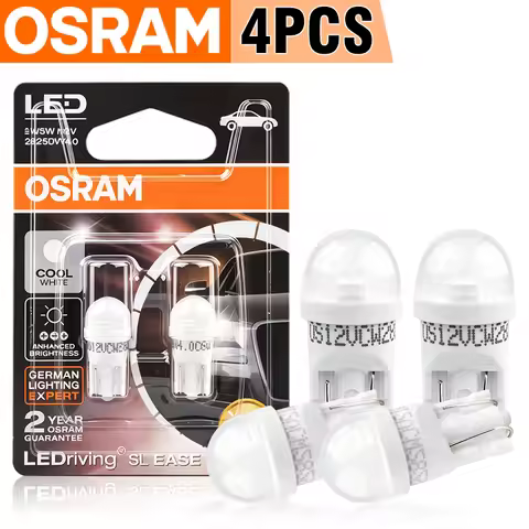 OSRAM LED T10 6000K W5W 194 LEDriving SL EASE 6000K White Car Reading Bulb Door Lamps Interior Signa