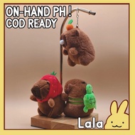 Capybara (3pcs) – Turtle Backpack, Strawberry Hood & Snot Bubble