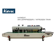 KALVAC FR1000 INK PRINTED CONTINUOUS BAND SEALER/SEALING MACHINE WITH AIR/NITROGEN FLUSHING ATTACHME