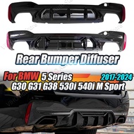 G30 G31 M Sport CS/ M5 Style Car Rear Bumper Lip Splitter Diffuser Body Kit Spoiler Tuning For BMW