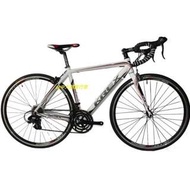 KREX SPEED R21 SHIMANO TRIPLE 21速一體式甩把鋁合金公路車(白)-【台中-大明自行車】