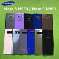 Hapmy-SAMSUNG Back Battery Cover note8 note9 For Samsung Galaxy Note 8 N950 SM-N950F N950FD Note 9 N960 SM-N960F Back Rear Glass Case