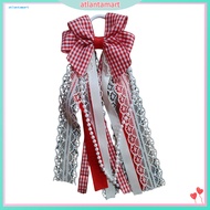 Western Boot Accessories - Plaid Ribbon Bows with Faux Pearls | Cowgirl Style