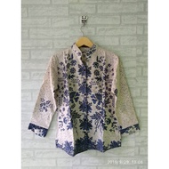 blouse/ seragam batik kerja lengan panjang