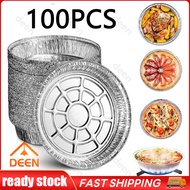 [100PCS] (ROUND 7"/8"/9") ALUMINUM TRAY W/LID OR NO LID (BULK ORDERS) HIGH-QUALITY TRAYS DN