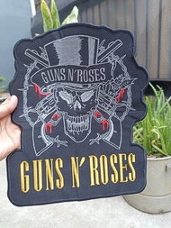 Back Patch Bordir Besar Jaket GNR Putih