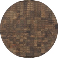 Teak Large Round End Grain Butcher Block Cutting Board CN3802