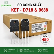 D718 - B688 KEC transistor - quality NIKEN plated copper back