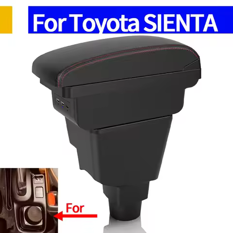 For Toyota SIENTA car armrest interior parts details modified parts storage box car accessories with
