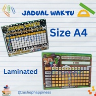 Jadual Waktu sekolah school timetable NOT FOR SABAH AND SARAWAK