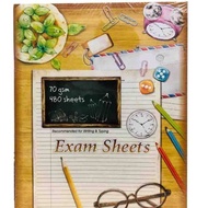 SBS A4 Exam Sheet Foolscap Paper Kertas Kajang 70gsm 100sheet 480sheets Narrow Line