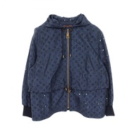 【二手】LOUIS VUITTONBroderie Anglaise Monogram 連帽衫，RW222W O78 FNVB04，尼龍外套，女款，二手