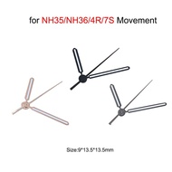 QX Green Luminous Watch Hands Set For NH35/NH36/4R/7S Movement Modified Watch Pointers 9*13.5*13.5mm