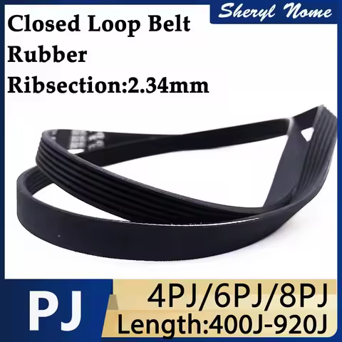 Rubber multi wedge belt PJ440 PJ450 PJ460 PJ550 PJ650-920 multi groove belt transmission beltBelt Pi