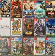 Switch 三國志14 信長之野望 大志 蛇魔3 Ultimate 薩爾達傳說 王國之淚 薩爾達傳說 曠野之息 擴充票 Final fantasy X/X2 derby stallion 打毗賽馬 