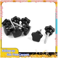【D&F】8 Pcs M6 x 30mm Male Thread Dia Head Clamping Screw Knob
