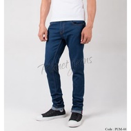 Jeans Men Skiny Navy Blue Denim Blue Vintage Guys Original Long Fashion Guys Distro Kere Pants