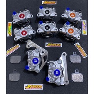 THAILAND NEW PRODUCT NMAX OLD SET FRONT REAR CALIPER + BRACKET 81 formula racing part 8.1 FRONT REAR