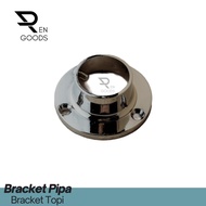1 inch Stainless Steel Pipe Cap Bracket 11⁄4 inch/ 11⁄2 inch/ 2 inch/ Round Pipe Cap/ Pipe Connectio
