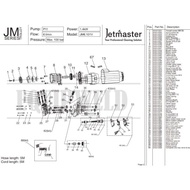 SPARE PART - JETMASTER NO 10 BIG GEAR FOR JM6.101V HIGH PRESSURE CLEANER WASHER (ORIGINAL)