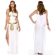 Goddess Dress Greek Roman Fancy White For Women Empress Woman Adult Halloween Costume