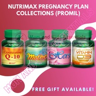 NEW PRODUK!!!! NUTRIMAX PREGNANCY PLAN PROMIL COLLECTIONS COENZYME Q10 COQ10 MOTHER HERS VITAMIN D3 