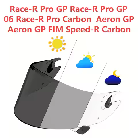 Aeron GP Visor for SHARK Race-R Pro GP Race-R Pro Carbon Aeron GP FIM Speed-R Carbon Face Shield Hel